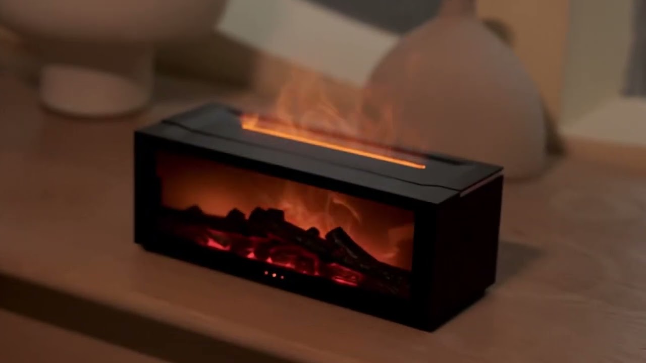 nawilżacz powietrza z efektem płomienia – magiczna atmosfera! 🔥✨