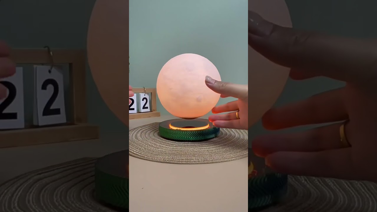 :🌕 lewitujący księżyc – lampa