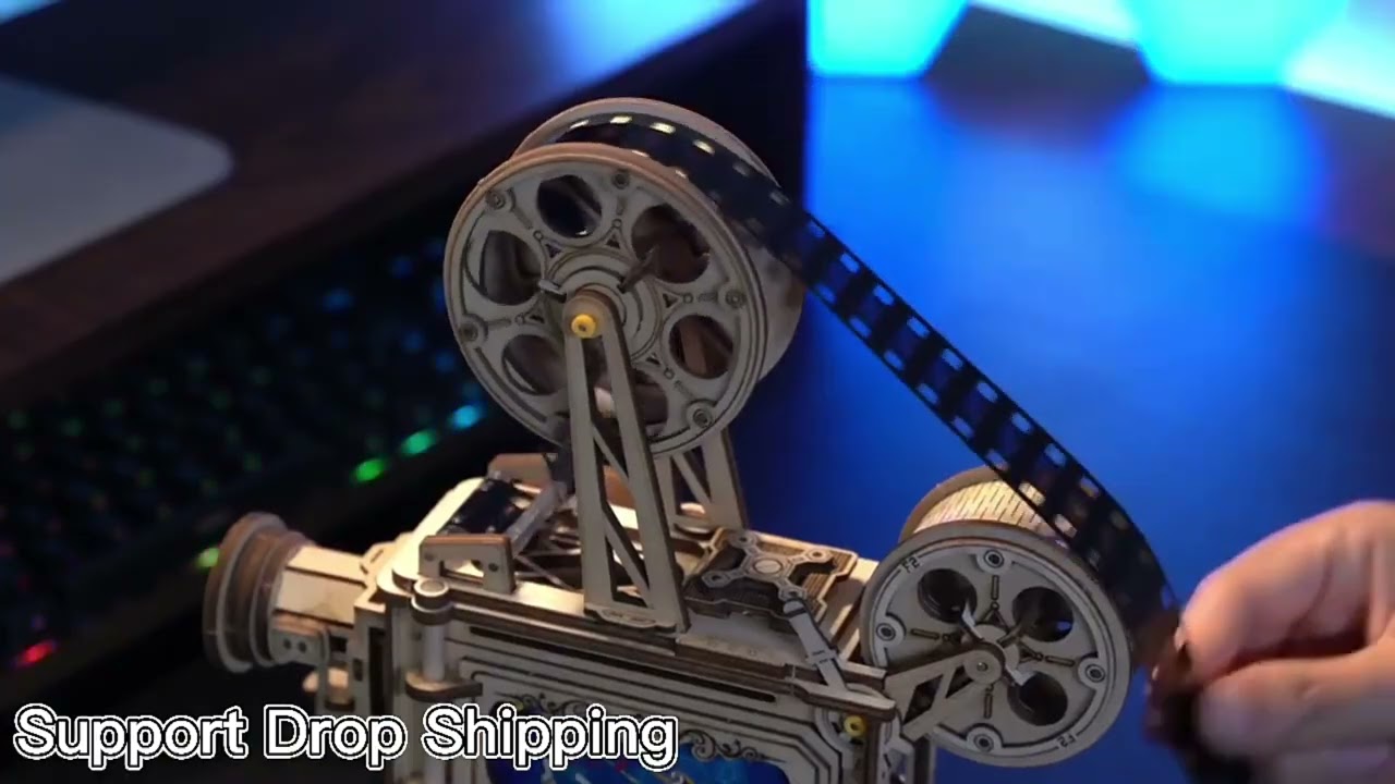 drewniany projektor 3d vitascope