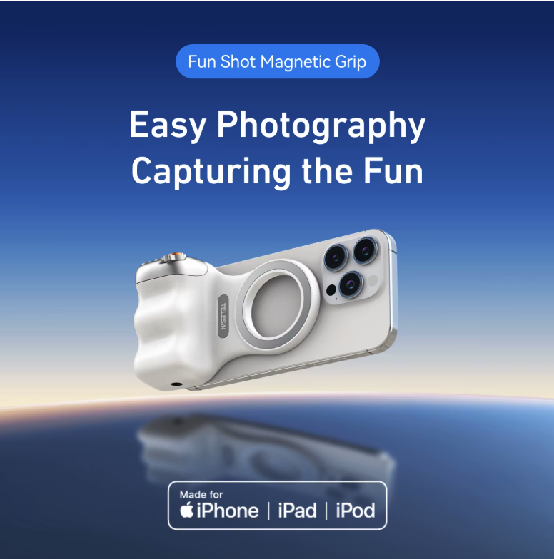 Magnetyczny uchwyt Fun Shot do telefonu z pilotem w stylu aparatu