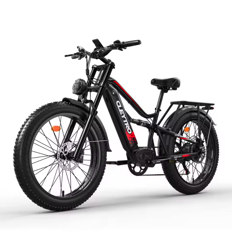 Rower elektryczny 750W Cleytro ES7‑W z akumulatorem 48V 18Ah, mocny, do miasta i pod górę, zasięg 45–90 km, hydrauliczne hamulce dla bezpiecznej jazdy